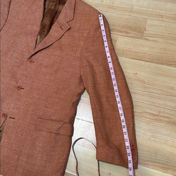 Vintage Bachrach Men's Rust Blazer Size 34-36 - Picture 9 of 11